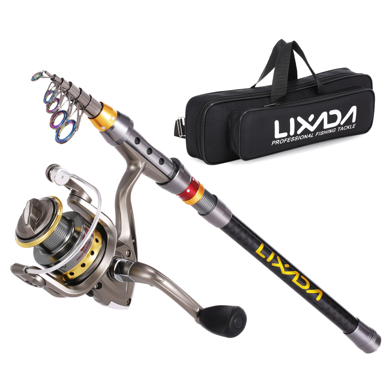 Fishing Equipment Europe - Lixada Set joran pancing dan gulungan