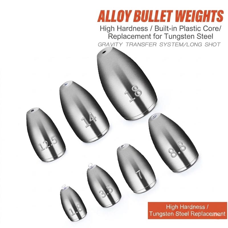 Tungsten Sinkers - Pemberat Peluru Paduan Bebas Timbal dengan