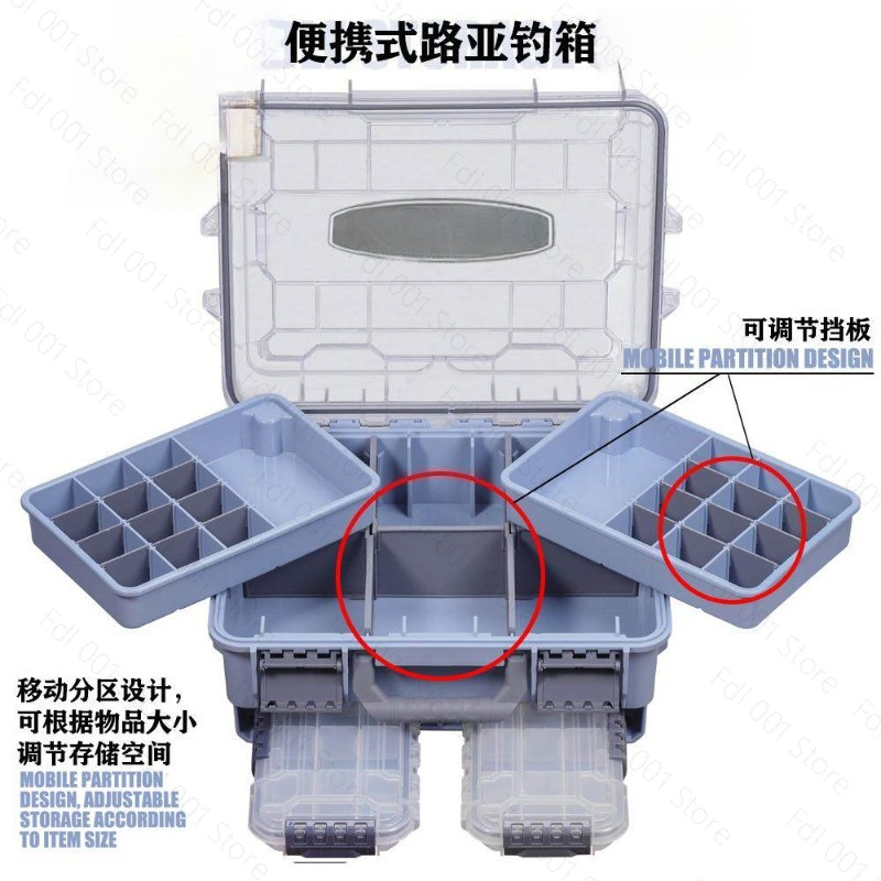 Tackle Box - Kotak Peralatan Memancing Kapasitas Besar Portabel