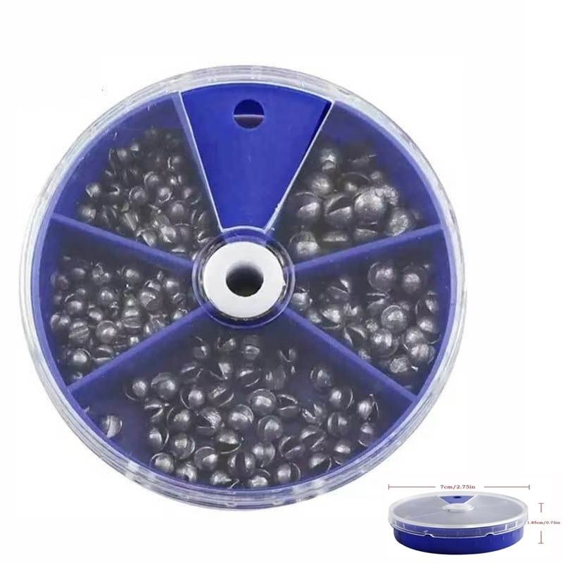 Tackle Box - Pemberat Pancing Split Shot 205Pcs 0.2g