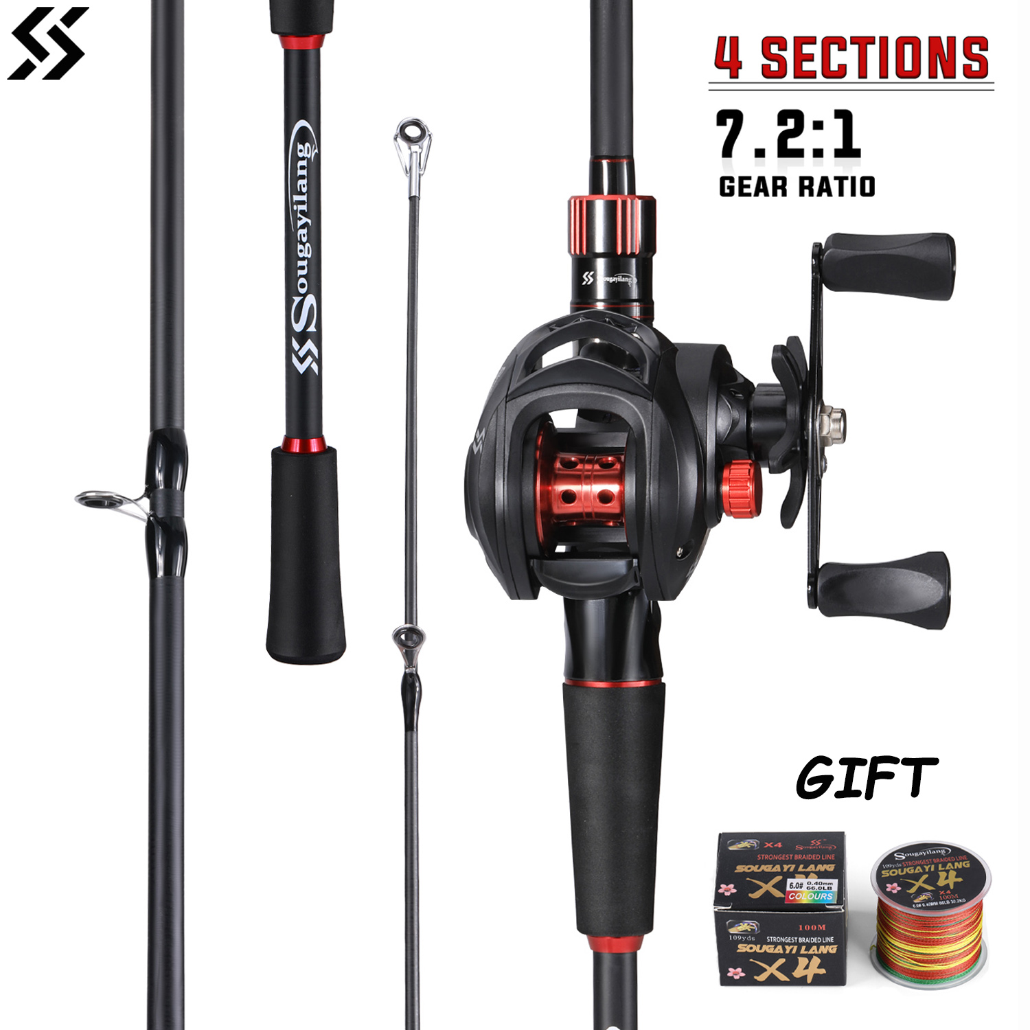Fishing Equipment Europe - Sougayilang joran dan Reel pancing, Set