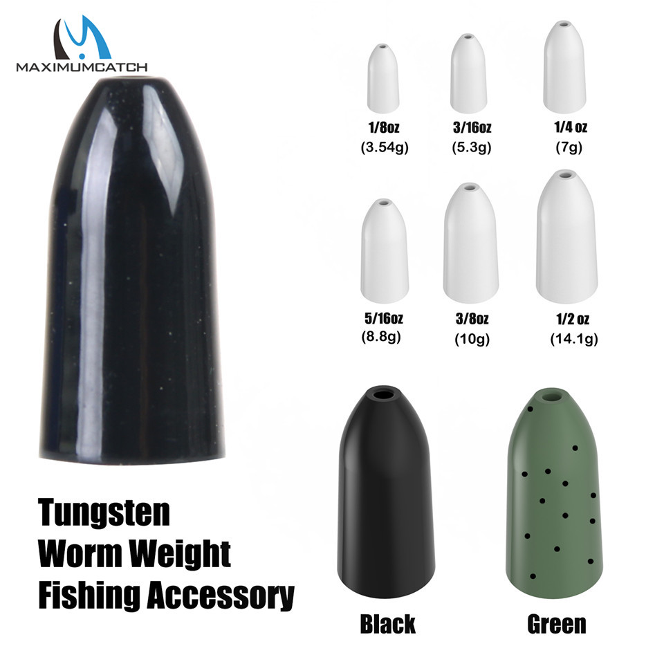 Tungsten Sinkers - Aksesori memancing pemberat umpan Tungsten, Aksesori