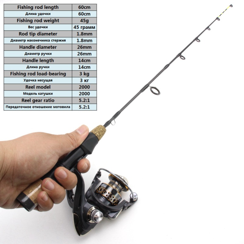 60Cm 2 Ujung Joran Gulungan Ko - Fishing Equipment Europe ulasan dan harga