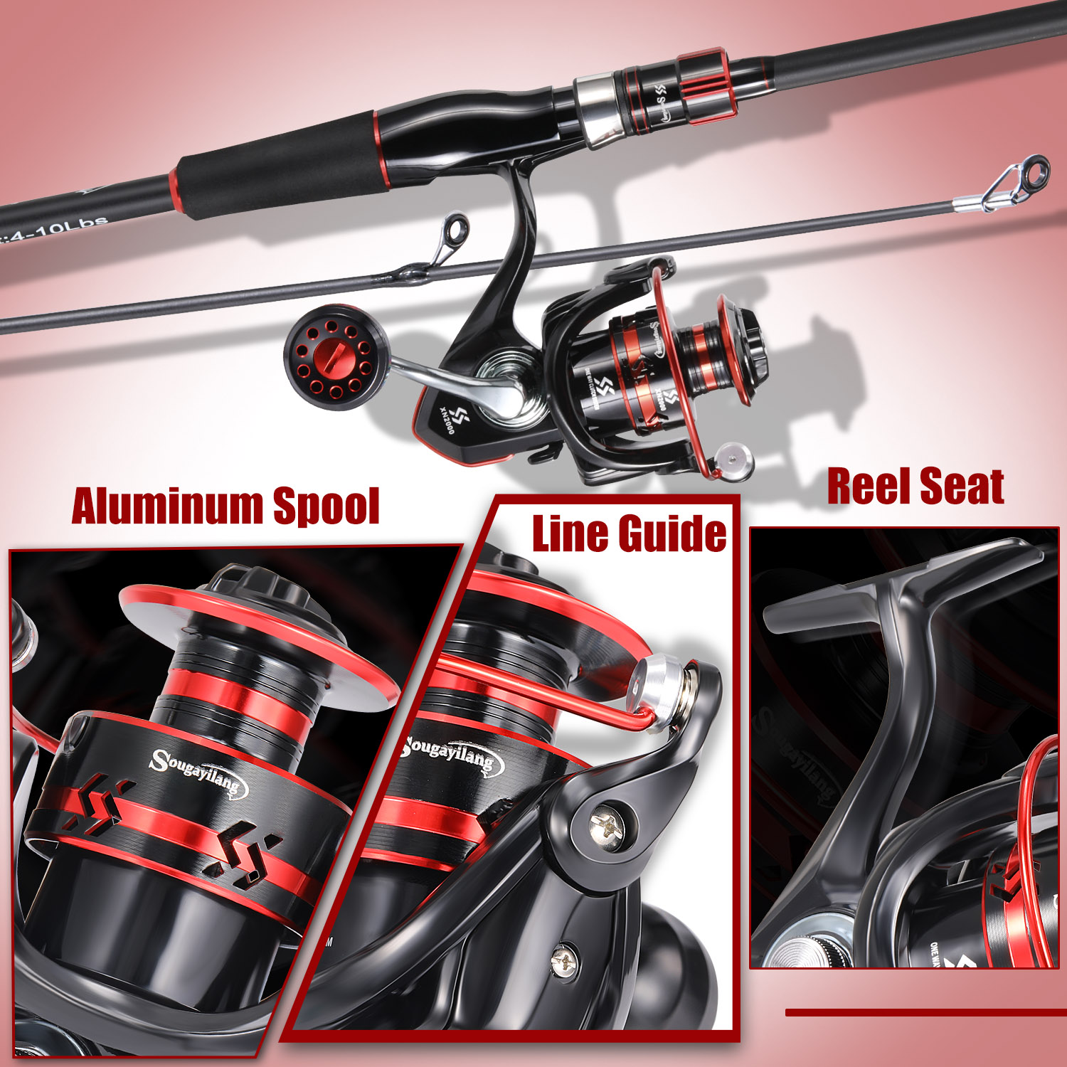 Sougayilang Joran dan Reel Pan - Fishing Equipment Europe ulasan dan harga