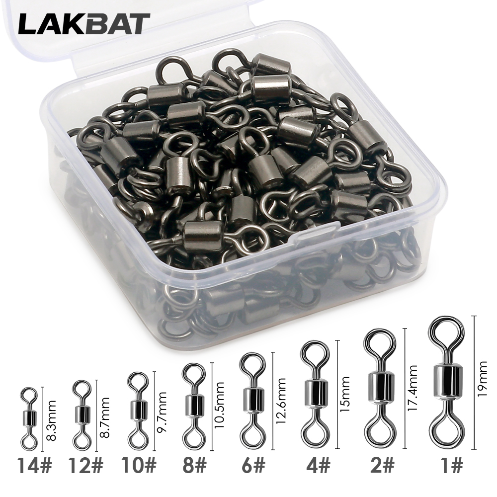 100PCS Konektor Putar Baja Ant - Tackle Box ulasan dan harga