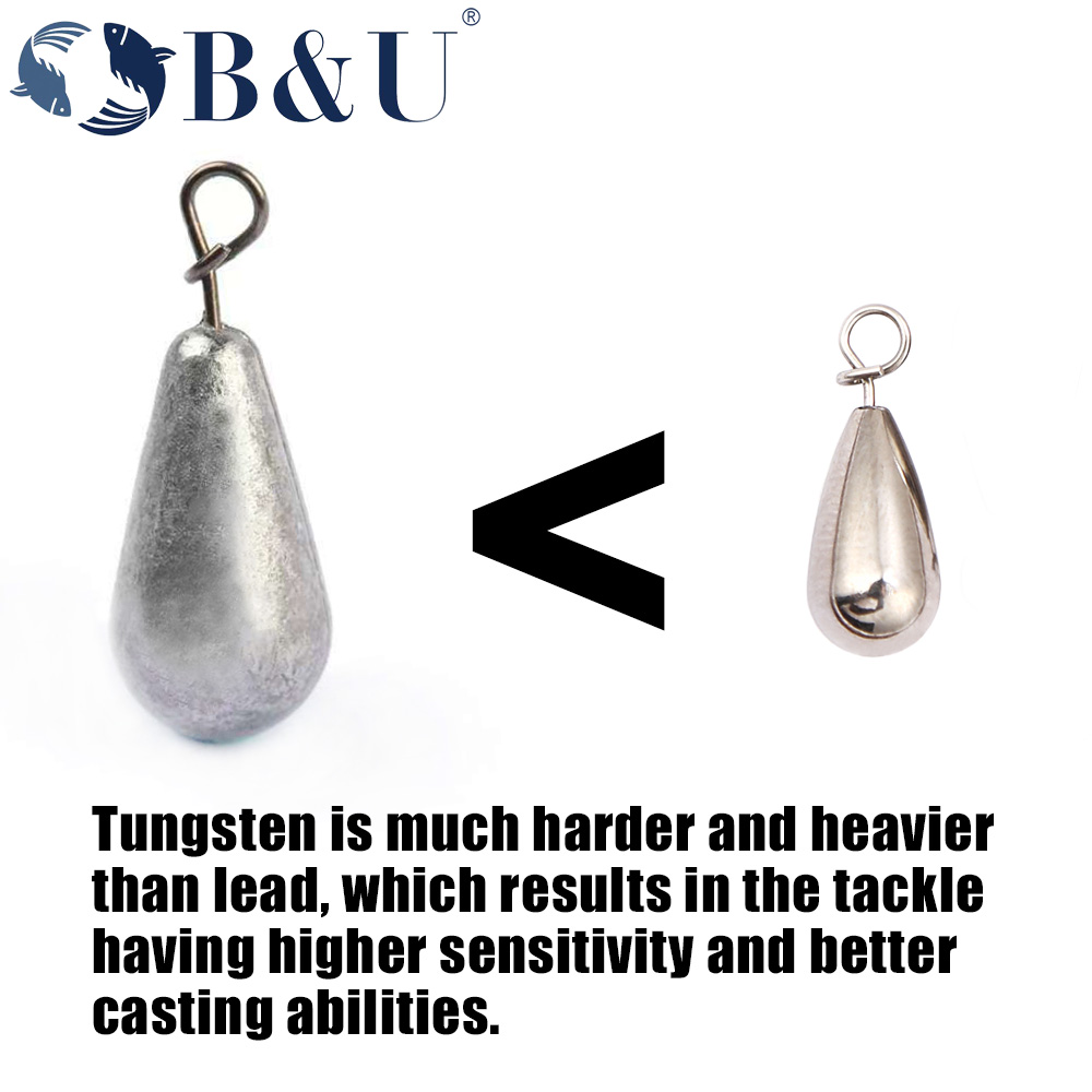 B&U Tungsten Fastach Sinker Pa - Tungsten Sinkers ulasan dan harga