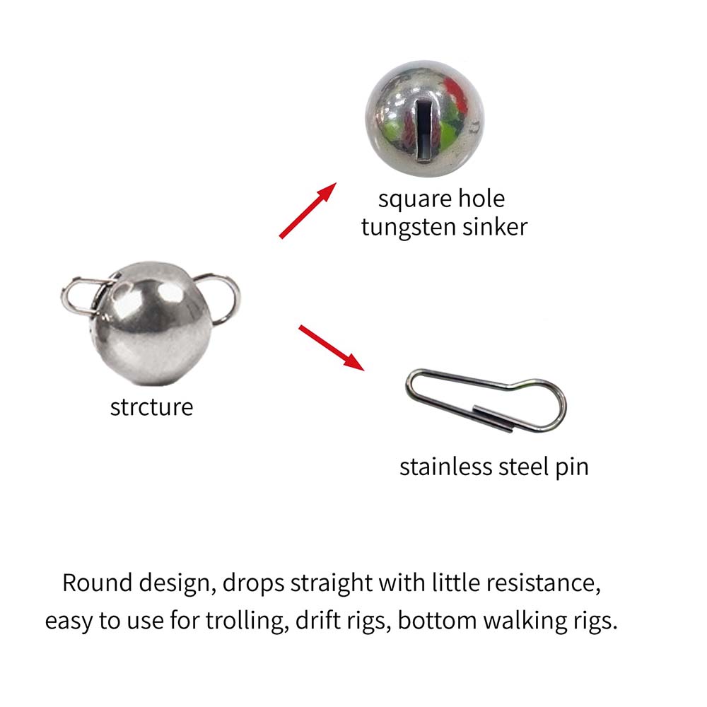TITOS memancing Tungsten Chebu - Tungsten Sinkers ulasan dan harga
