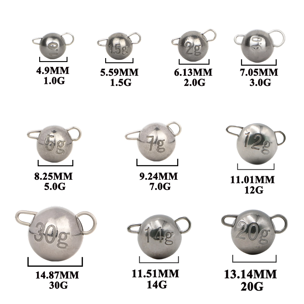 0.3-0.7g Pemberat Pancing Tung - Tungsten Sinkers ulasan dan harga