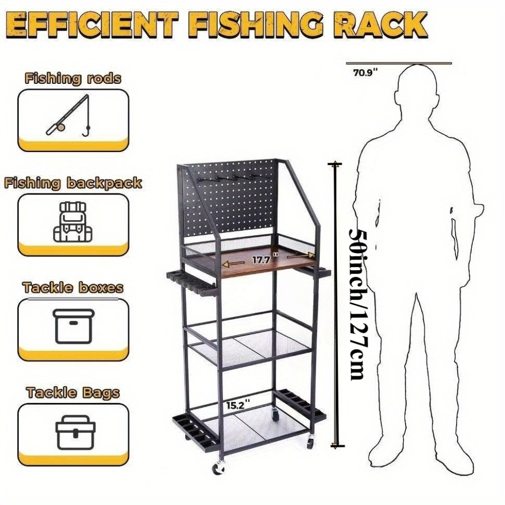 Penyangga Joran Pancing untuk  - Tackle Box ulasan dan harga